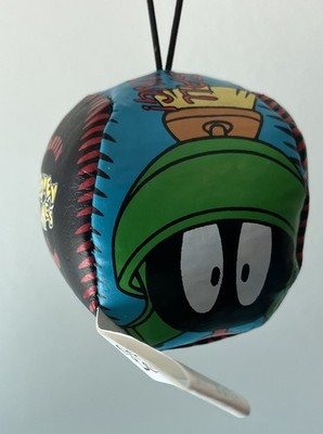 1993 Looney Tunes MARVIN THE MARTIAN Play Ball Earthling Soft Plush 3'' Baseball