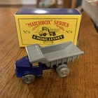 Matchbox Series No. 6 Blue & Grey Dump Truck A Moko Lesney