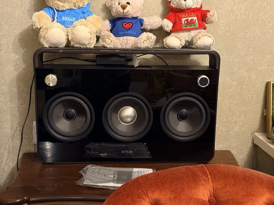 TDK Life On Record 3 Speaker Boombox No Turning On After Flash Update Parts/repa - Image 2 of 3