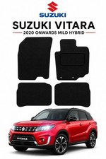 Suzuki Vitara 2020 Onwards Mild Hybrid Car Floor Mats Fully Tailored Fit Black