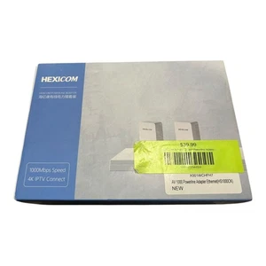 Hexicom, AV1000, Gigabit, Powerline Adapter, HS1000CK