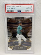 Kyle Lewis 2020 Panini Select #16 Rookie Card RC PSA 10 Gem Mint MARINERS. rookie card picture