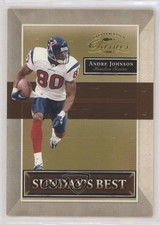 2007 Donruss Classics Sunday's Best Gold 87/100 Andre Johnson #SB-26 HOF 9o3