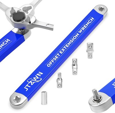 Impact Ready Offset Extension Wrench Tight Reach Extension Wrench Set W 1/2''New