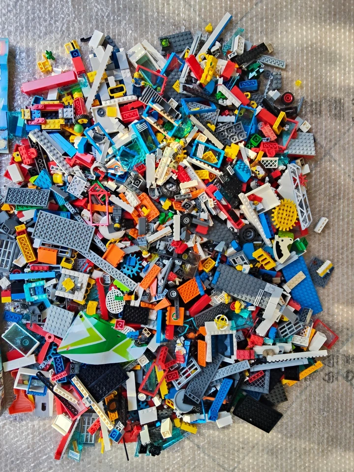 LEGO Lotto 4 Kg Mattoncini Misti Lego Basic City + Istruzioni - Immagine 2 di 4