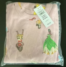 Gap Kids Disney Princess 2 Piece Pajama Set Girls 5 Years Multicolor NIP