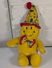 VTG Dan Dee Animated Plush Toy 1990s Tickle Wiggle Happy Birthday Smiley SINGS