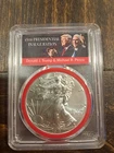 1oz Silver Eagle PCGS MS70 2017 Trump Pence