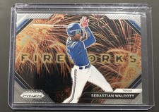 2024 Panini Prizm - Fireworks Sebastian Walcott #9 (RC)