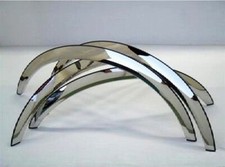 Radlauf Zierleisten Chrom Satz für PEUGEOT 407 vorne & hinten Bj 2004-2011