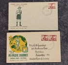 1948 Pan-Pacific Scout Jamboree FDC Lot (2) Wonga Park Australia