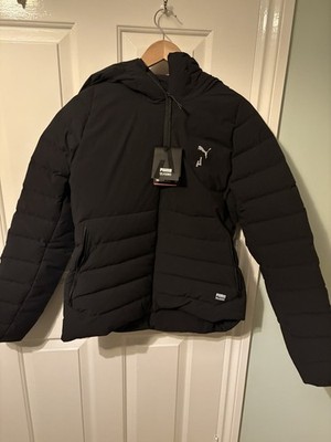 PUMA Women s Down Jacket Size M  Black Puffer Brand New Duck Down Jacket