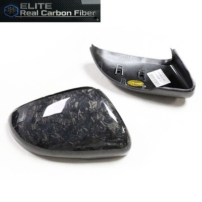 Forged Real Carbon Fiber Replace Side Mirror Covers For VW Golf MK6 R 2010-2013