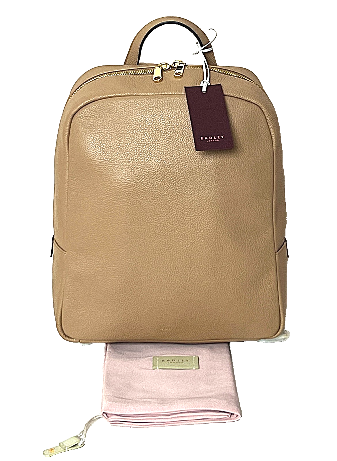 Radley Backpack Bag Medium Albany Mews Chia Tan Leather New RRP 239