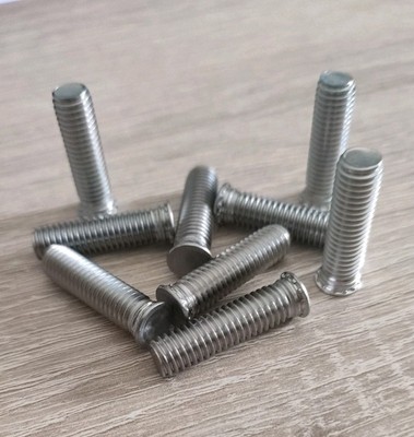 10x FHS-M8-30 Einpress-Gewindebolzen NEU Edelstahl A2