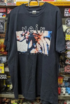 Vein.fm rock band Tour concert short sleeve black classic shirt KV40535