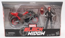 Hasbro Marvel Legends Series - Black Widow with Bike Motorcycle 6  Action Figure