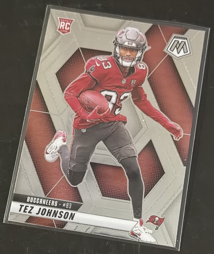 2025 Panini Mosaic TEZ JOHNSON #316 RC Rookie Card - Tampa Bay Buccaneers