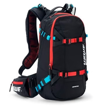 USWE Pow Winter Backpack - 16L - Black Motorcycle ATV/UTV Street Bike Dirt Bike