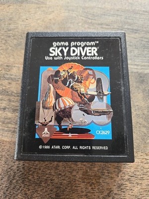 Sky Diver ATARI 2600 Video Game Cartridge Only 1986 Tested