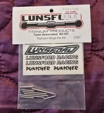 Lunsford Racing Titanium Hinge Pin Kit for Team Associated RC18T