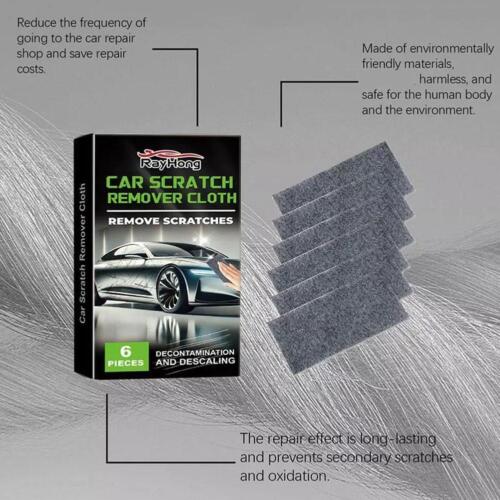 6pcs Nano Sparkle Car Cloth For Scratches Nano Magic-Scratch Remover C丨UK - Picture 14 of 17