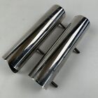 <!--F#f_0-->Triumph Thruxton 900 2011 Front fork leg chrome protectors mounts tubes<!--F/-->