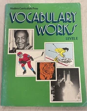 Modern Curriculum Press Vocabulary Works Level E 1986 Unused