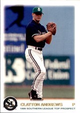 1999 Southern League Top Prospects 3 Clayton Andrews Largo Florida Baseball Card