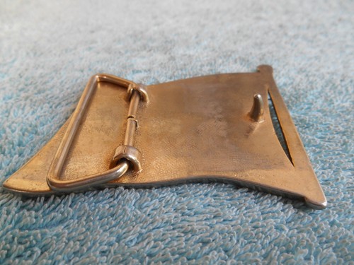 HEBILLA DE CINTURÓN DE METAL SÓLIDO DE COLOR BANDERA AMERICANA DE COLECCIÓN - Imagen 6 de 11
