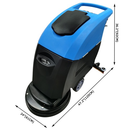 110V Commercial Auto Floor Scrubber Machine 20" Brush 160RPM Brush Speed A tota - Picture 23 of 24