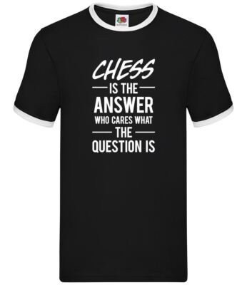 Schach ist die Antwort - Herren Klingel - Spieler Gambit Brett Figuren Turm