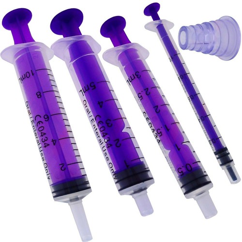 ORAL MEDICINE FLUID SYRINGE 1ml10ml & BOTTLE PLUNGER Baby Children