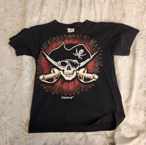 Damen-T-Shirts Karneval Pirat Design MD