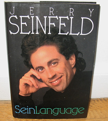 SIGNED Jerry Seinfeld SeinLanguage Sein Language Stand Up Comedian