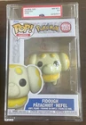 New FUNKO POP! Games POKEMON FIDOUGH 1051/Påtachiot/Hefel PSA Grade NM-MINT+8.5