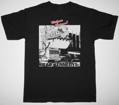 DEAD KENNEDYS KILL THE POOR T-Shirt Short Sleeve Black Men Size S 