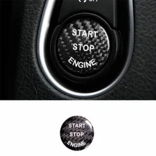 Real Carbon Fiber One-Button Start Switch Cover Trim For BMW X3 G01 X4 2018-2021