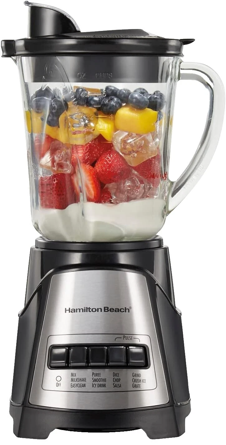 Black 600-899 W Smoothie Makers Countertop Blenders