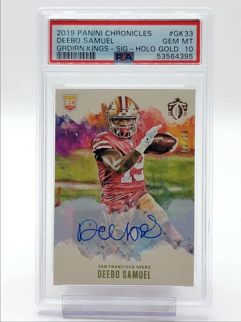 Deebo Samuel Panini Chronicles Gridiron Kings #GK33 Signature-Holo Gold