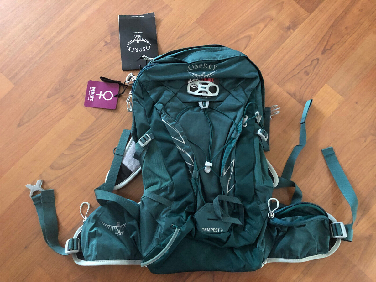 Osprey Tempest 9 Stealth Black Mochilas para excursión de un día