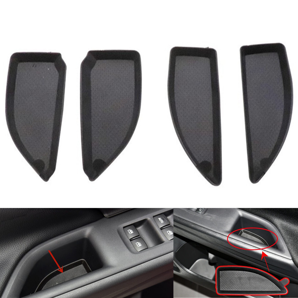 Inner Door Handle Armrest Rubber Cover Pad Trim For Mitsubishi