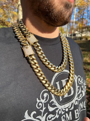 Cuban Chain Silver 14k Cuban Chain 14k Yellow Gold Cuban Chain