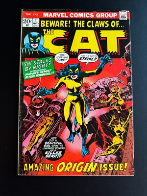 Cat #1 - Beware the Claws of the Cat (Marvel, 1972) Fine/Fine+