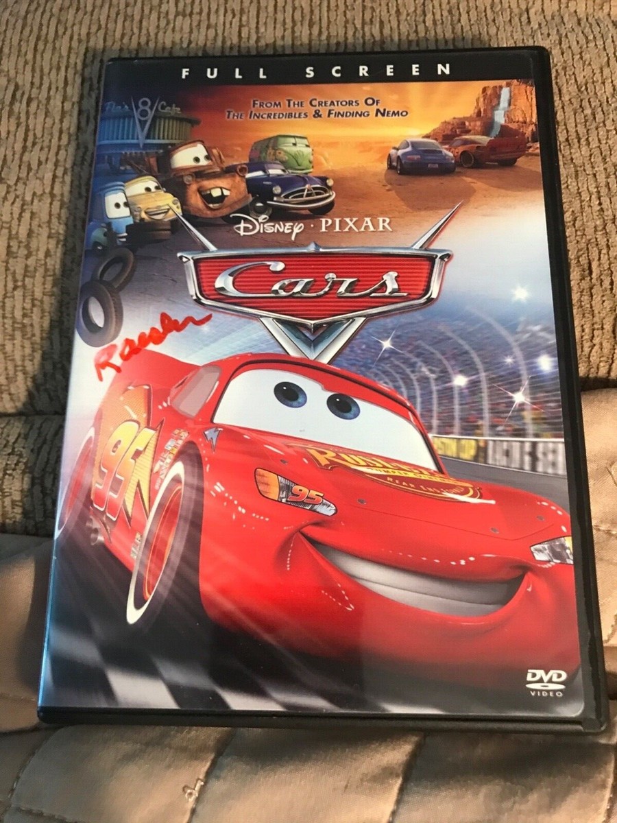 Cars (Single-Disc Full Screen Edition) - DVD - VERY GOOD. Dvd