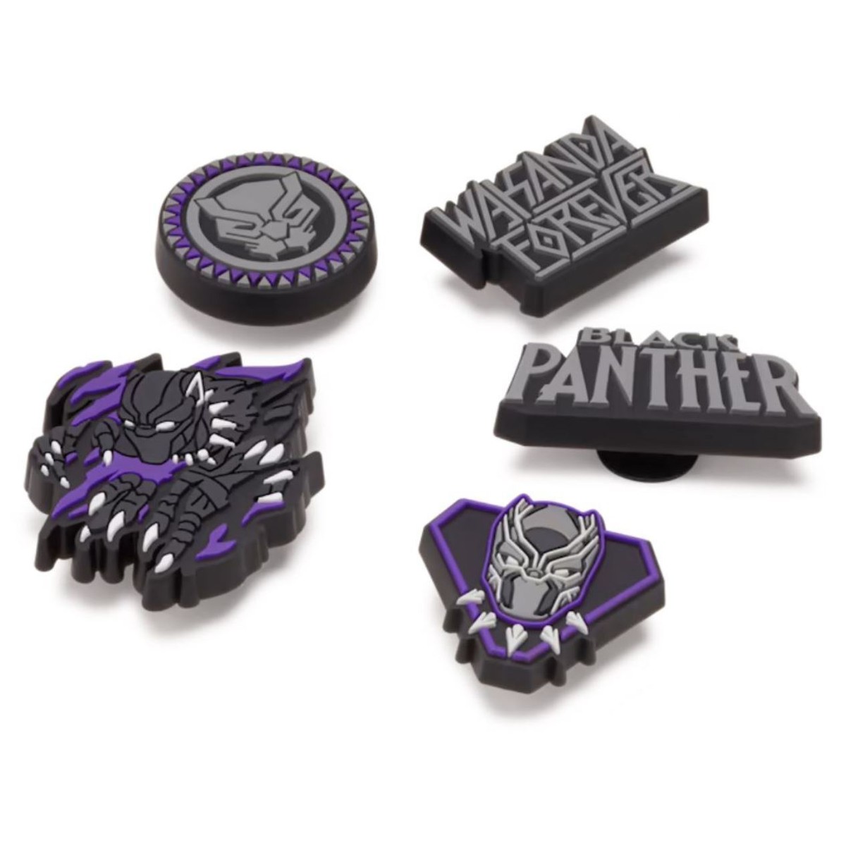 black power croc charms