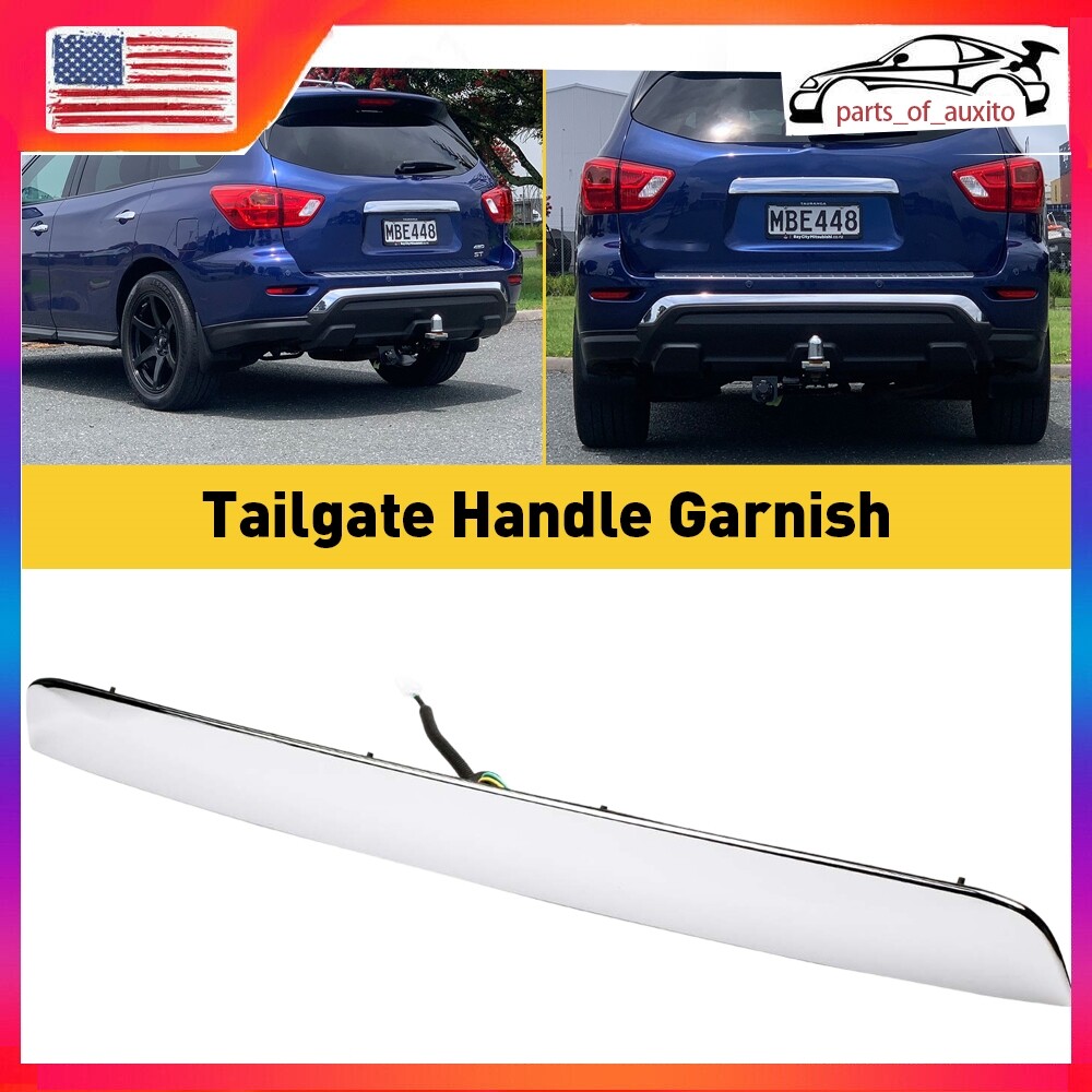 For 2013-2020 Nissan Pathfinder Tailgate Handle Finisher Chrome
