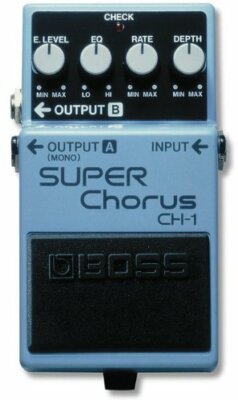 BOSS SUPER Chorus CH-1 Blau Schärfe und guter Klang NEU aus Japan