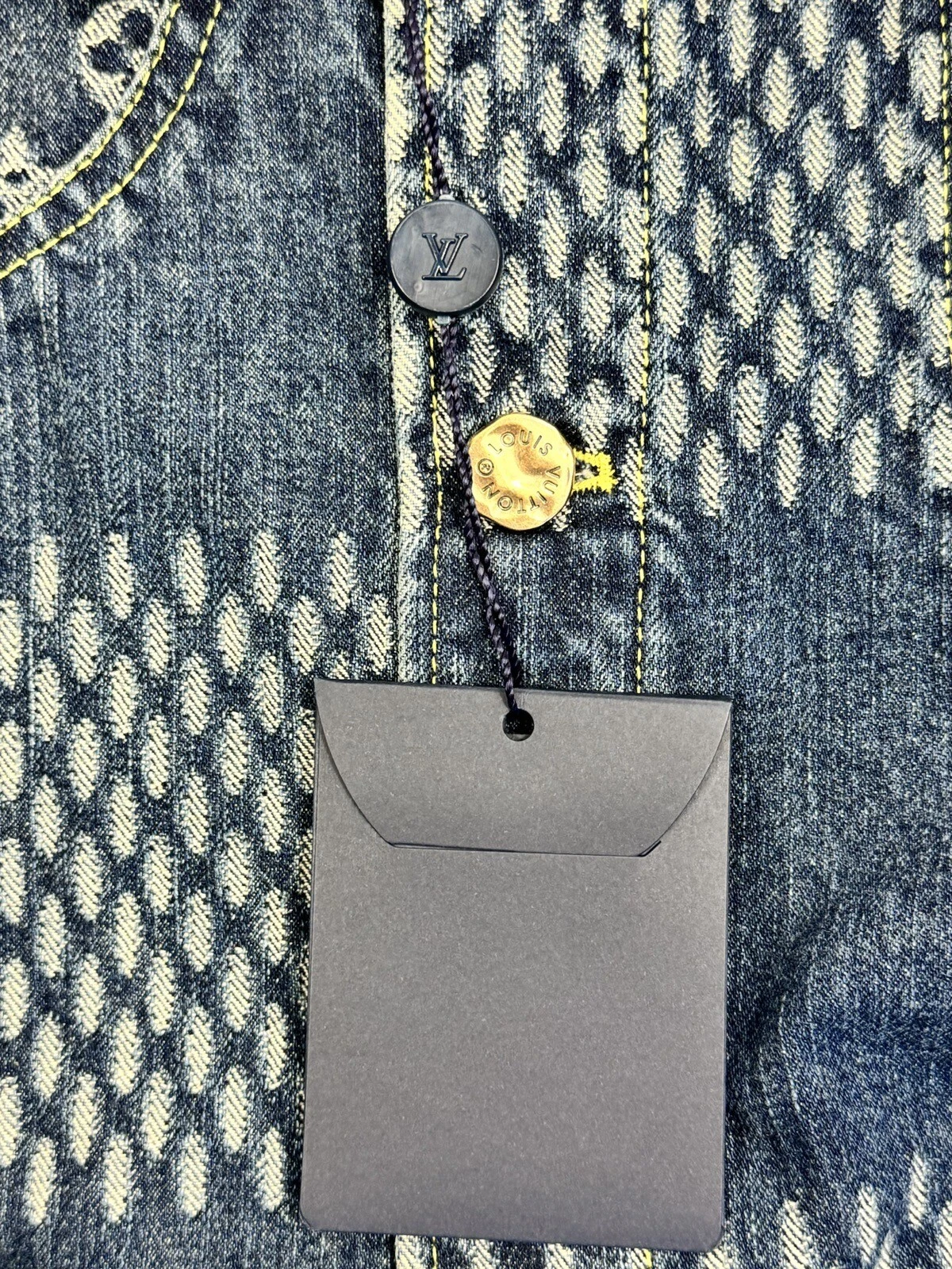 LOUIS VUITTON（LV） Giacca Louis Vuitton X Nigo 1A7YD7 Monogram Blu Denim Taglia: 52 XL
