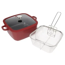 Curtis Stone 5.3-Quart Dura-Pan+ Square Chef Sauté Pan
